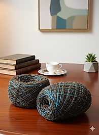 buklet kahve mavi karışım ip